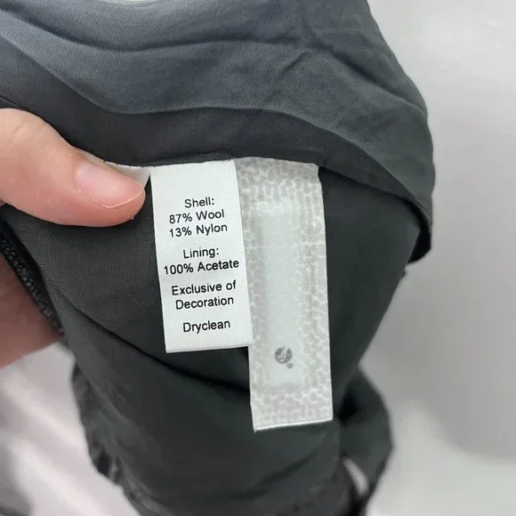 Ann Taylor Loft 87% Wool Gray Skirt Size 6 - Picture 7 of 9